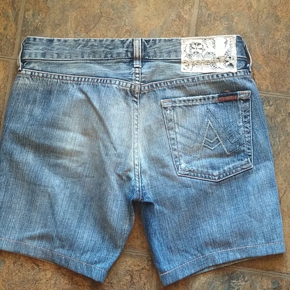 Seven for all mankind jean shorts size 27 - Picture 2 of 7